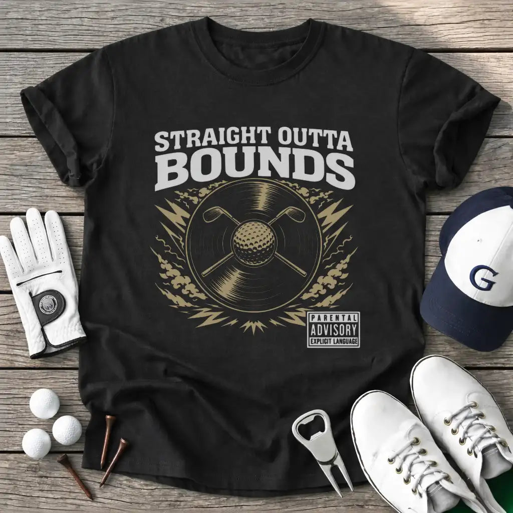 Album Straight T-Shirt in Black