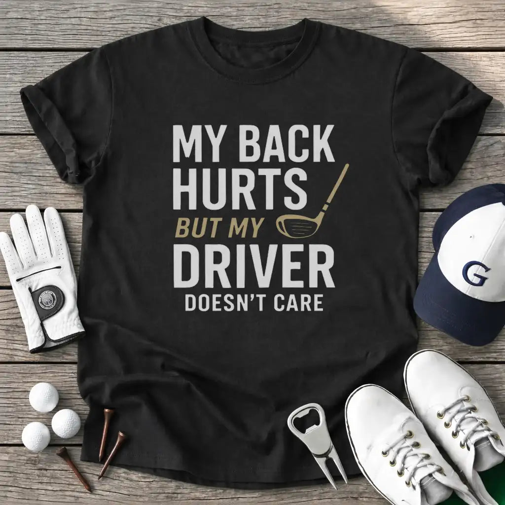 Black / S Back Hurts But T-Shirt