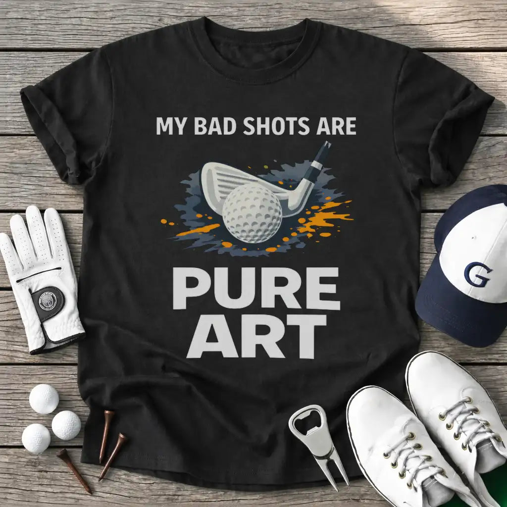 Black / S Bad Shots Are Pure T-Shirt