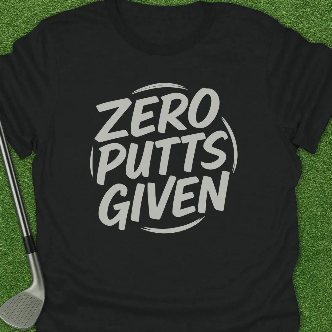 Black / S Badge Zero Putts T-Shirt