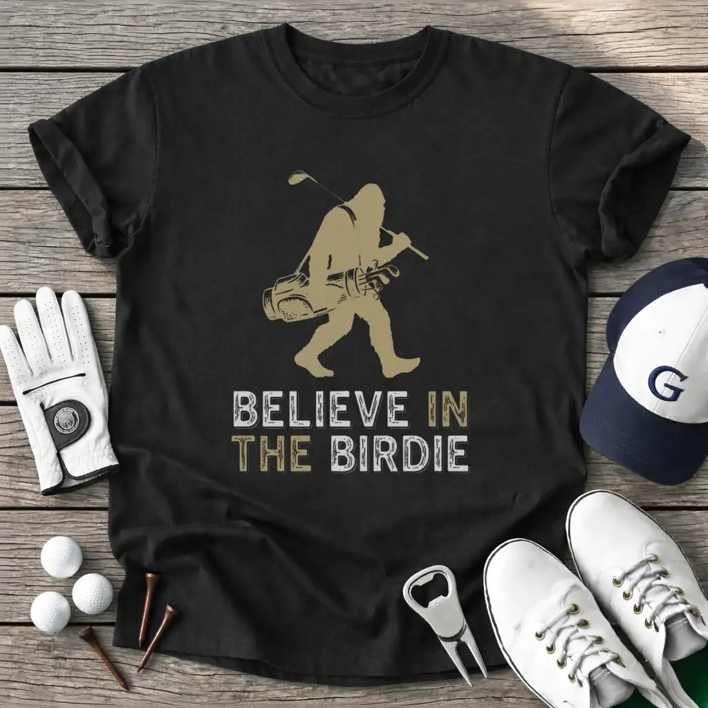 Black / S Believe The Birdie T-Shirt