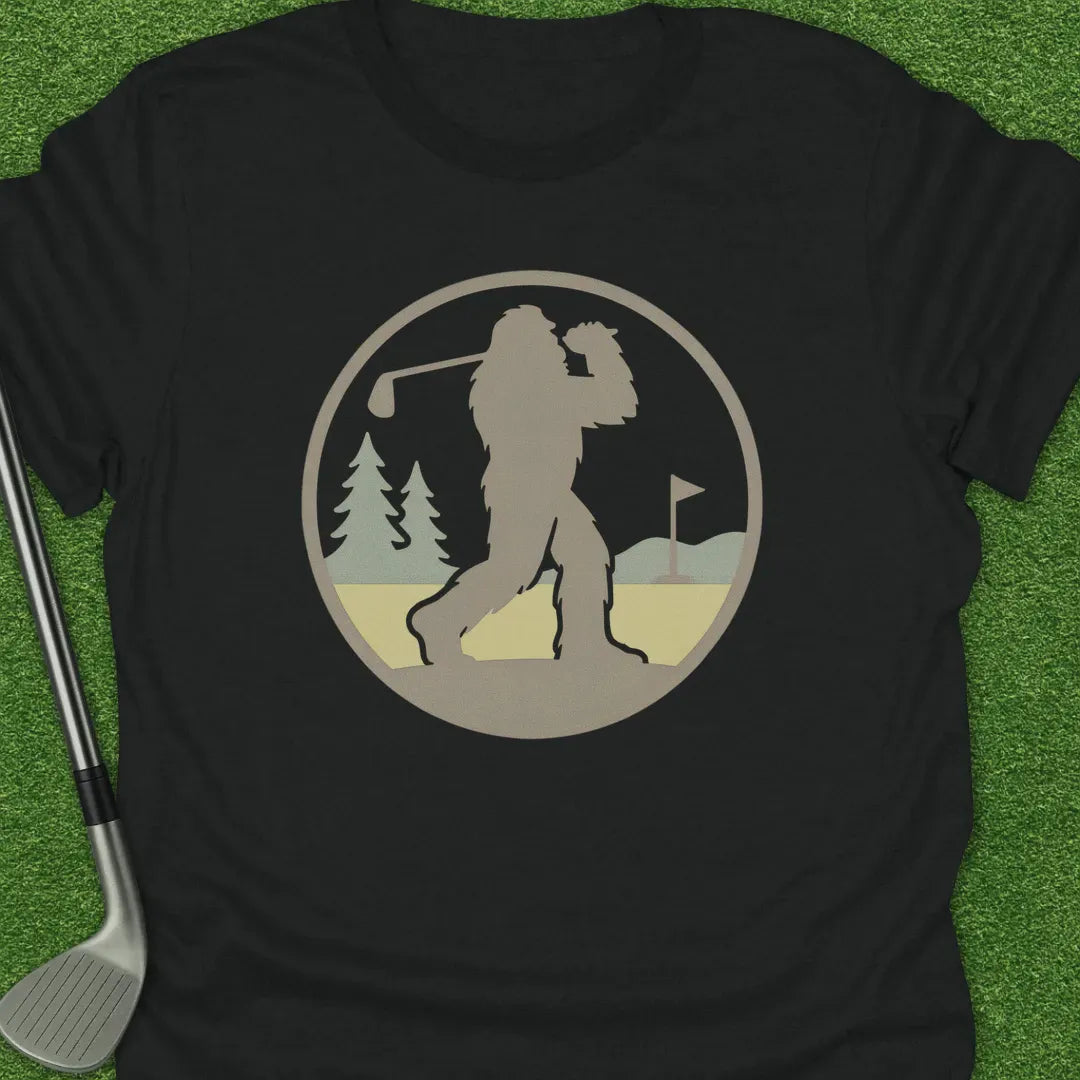 Black / S Bigfoot Golfing T-Shirt