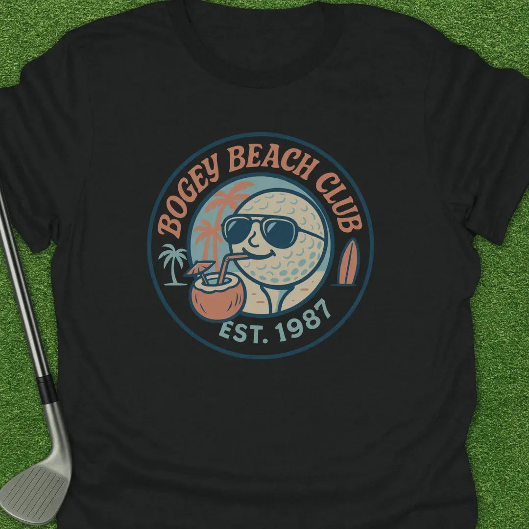 Black / S Bogey Beach Club Est T-Shirt