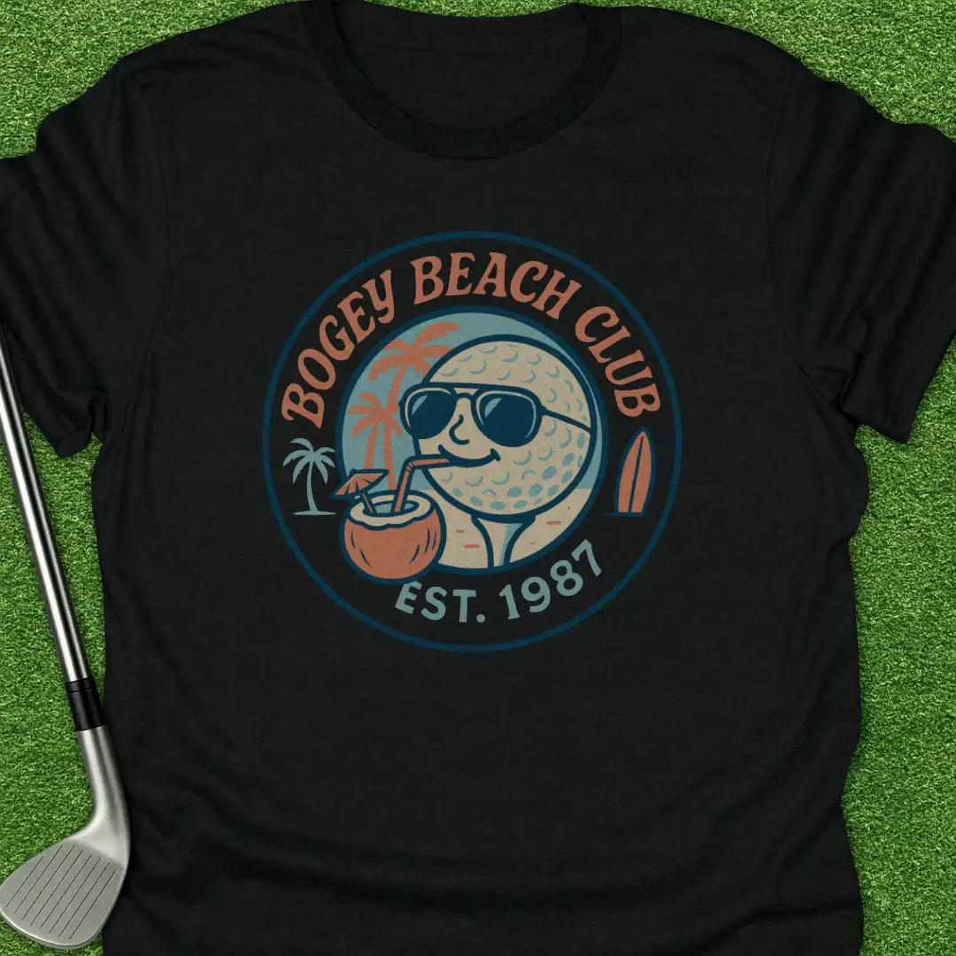 Black / S Bogey Beach Club Est T-Shirt