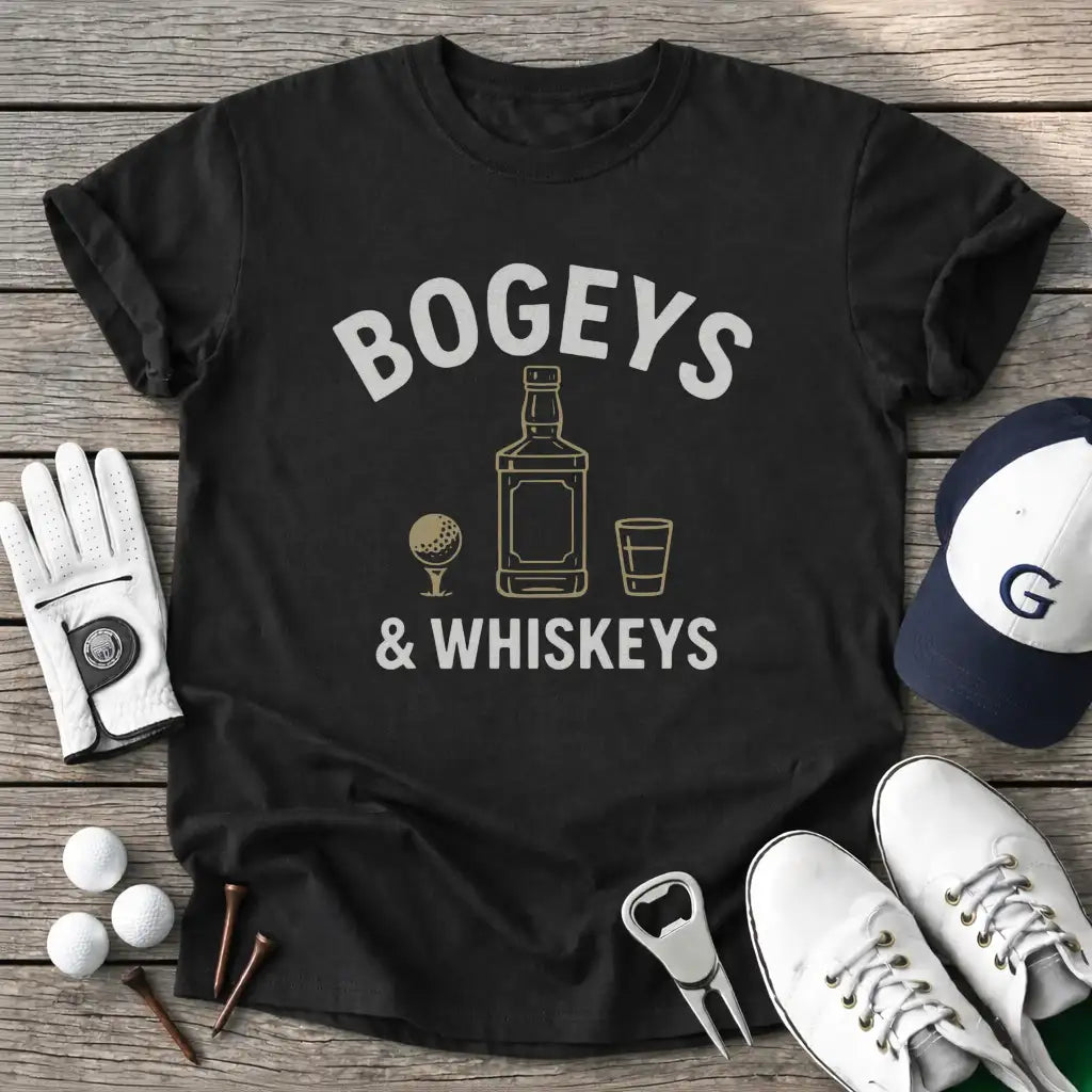 Black / S Bogeys Whiskeys T-Shirt