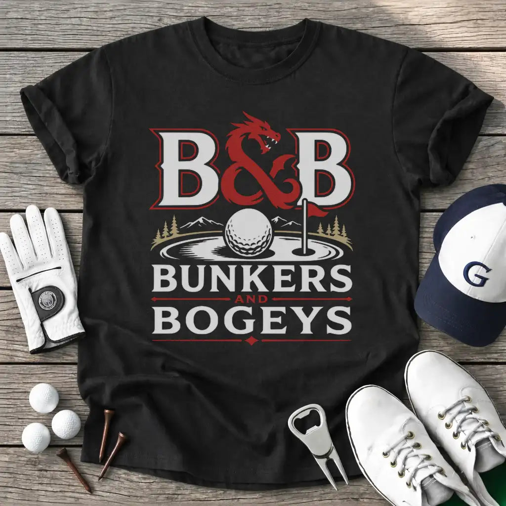 Black / S Bunkers Bogeys T-Shirt