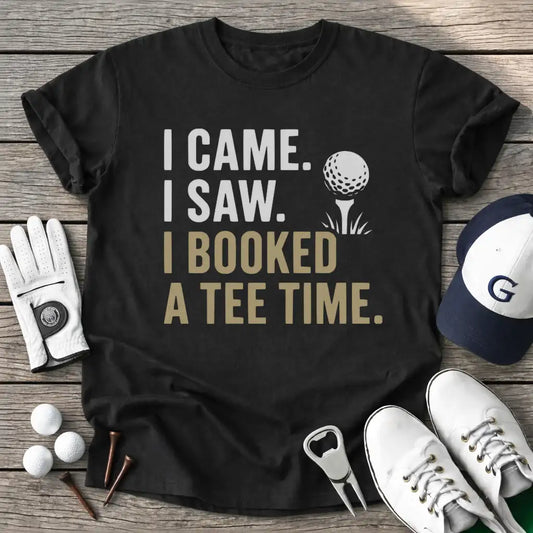 Came Saw Booked Tee T-Shirt in Black