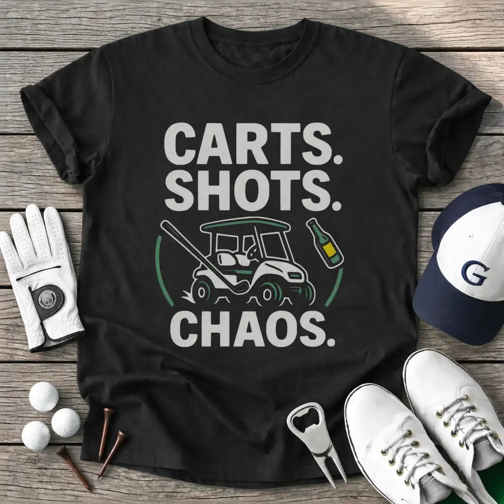 Black / S Carts Shots Chaos T-Shirt