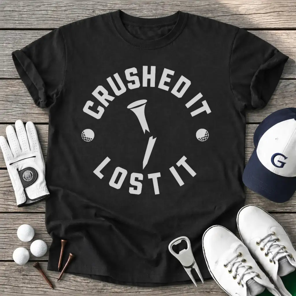 Black / S Crushed Lost T-Shirt