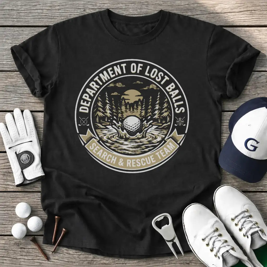 Black / S Department Lost T-Shirt