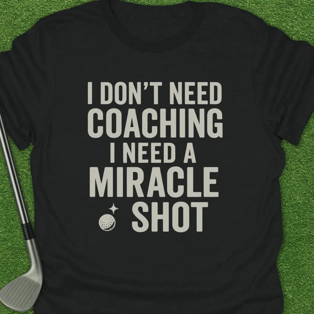 Black / S Dont Need Coaching T-Shirt