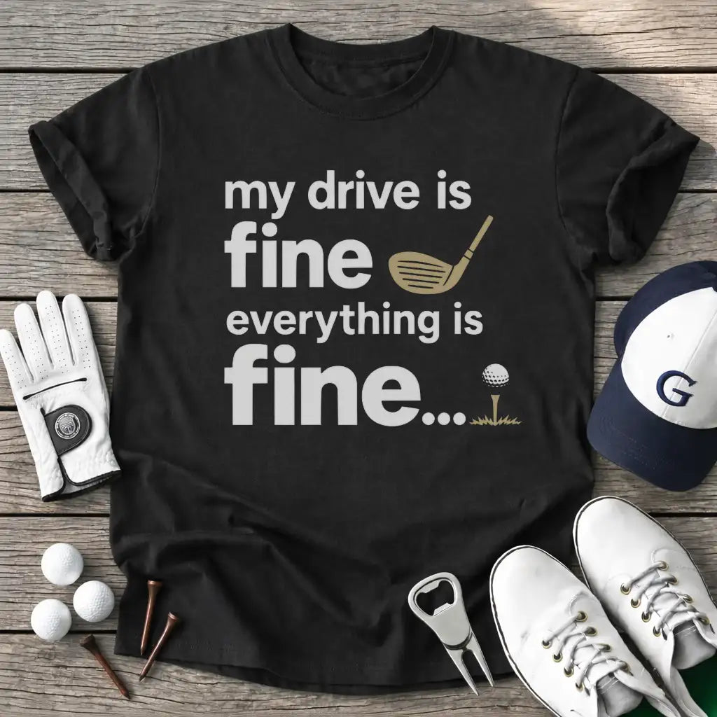 Black / S Drive Fine T-Shirt