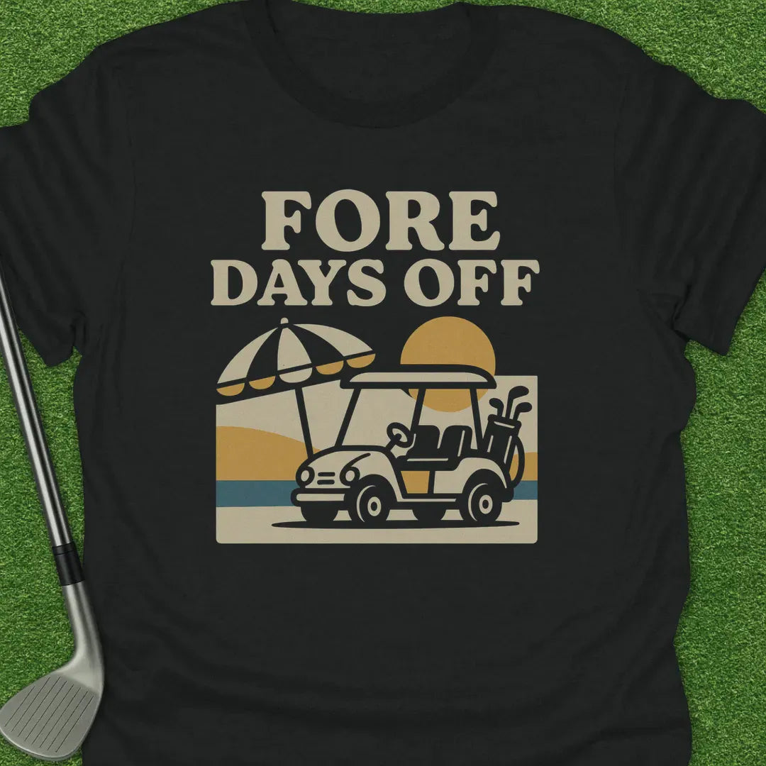 Black / S Fore Days Off T-Shirt