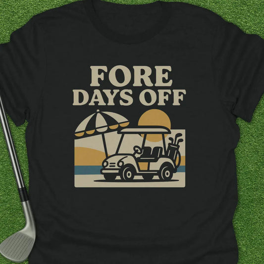 Black / S Fore Days Off T-Shirt
