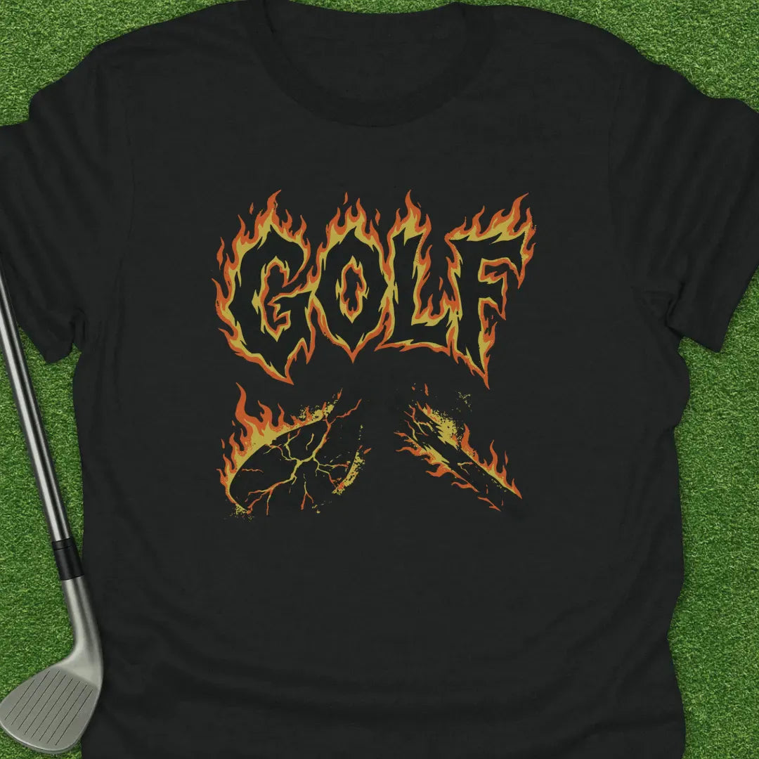 Black / S Golf Fire T-Shirt