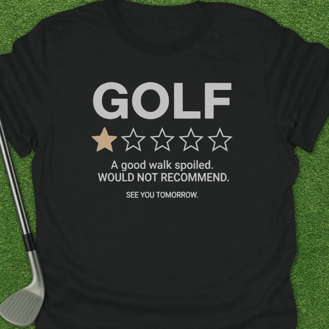 Black / S Golf Good Walk T-Shirt