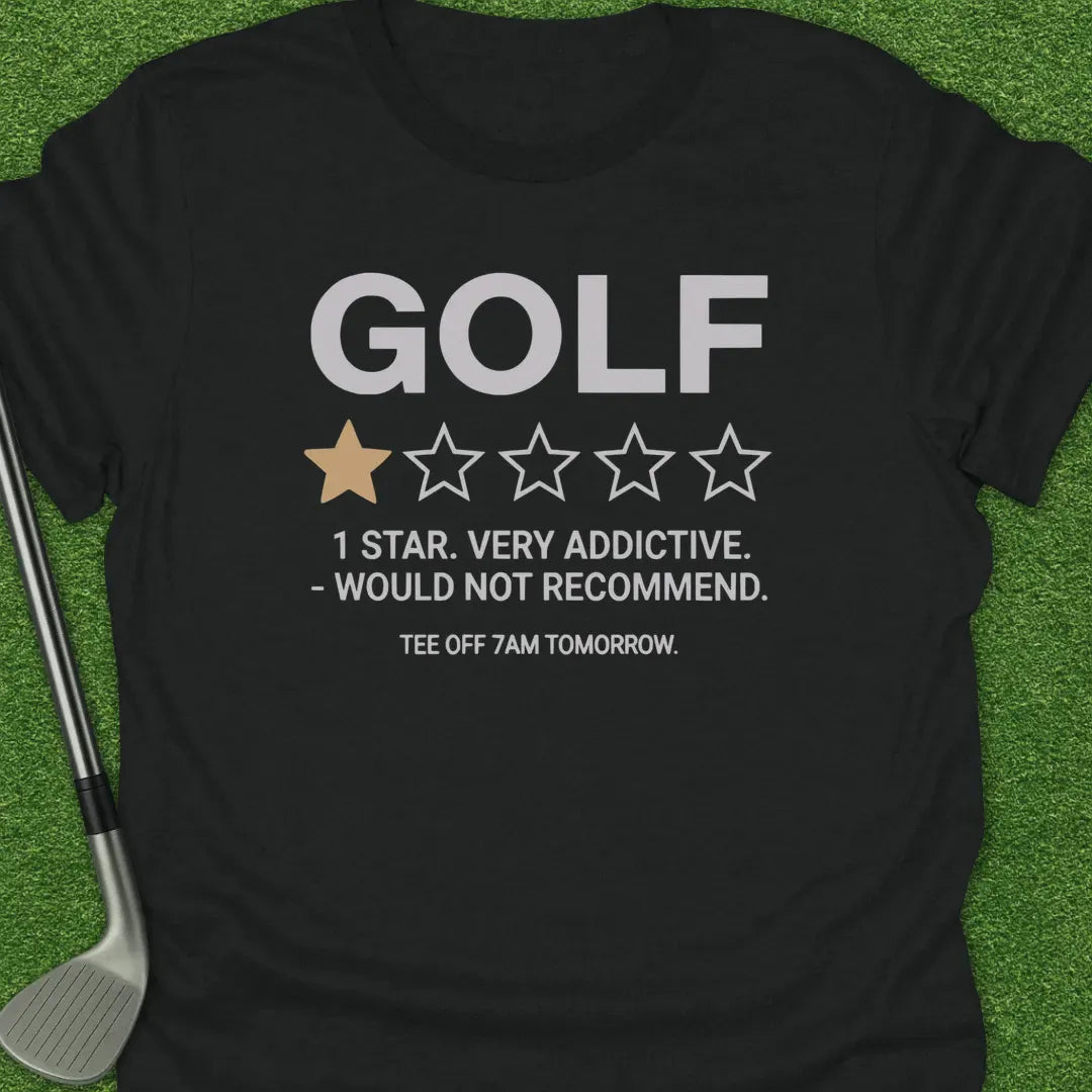Black / S Golf Star Very T-Shirt