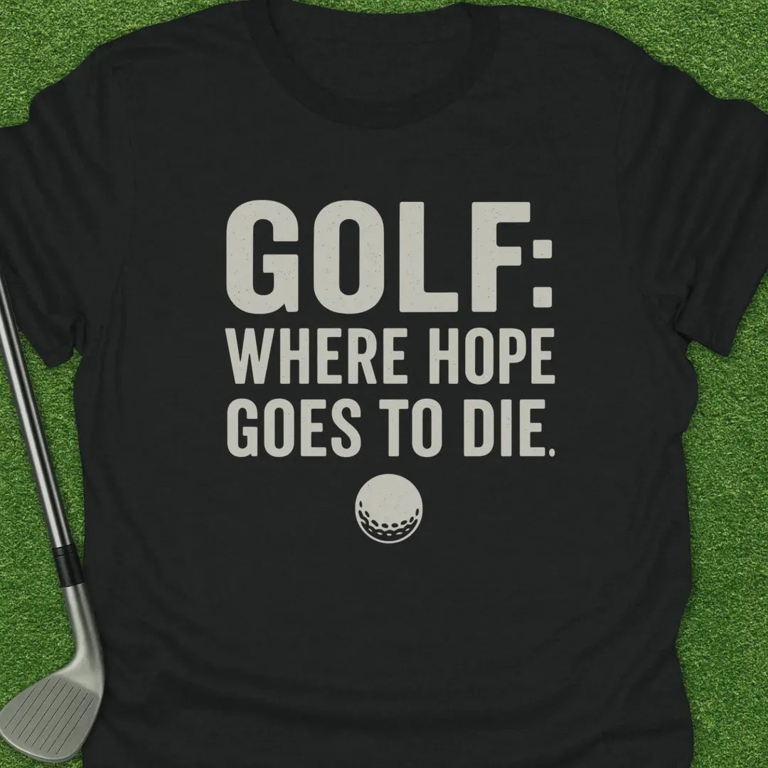 Black / S Golf Where Hope T-Shirt