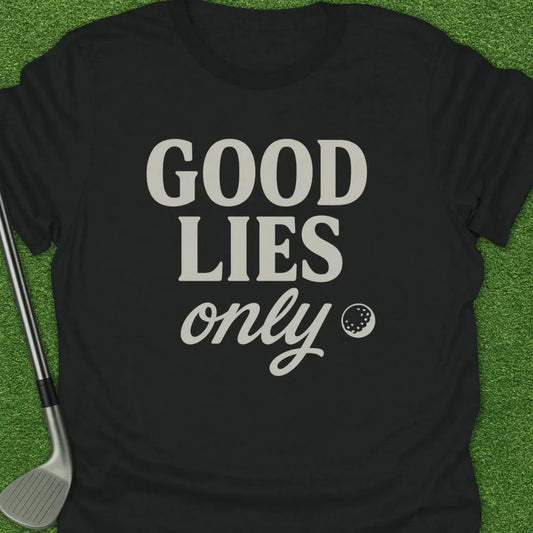 Black / S Good Lies Only T-Shirt
