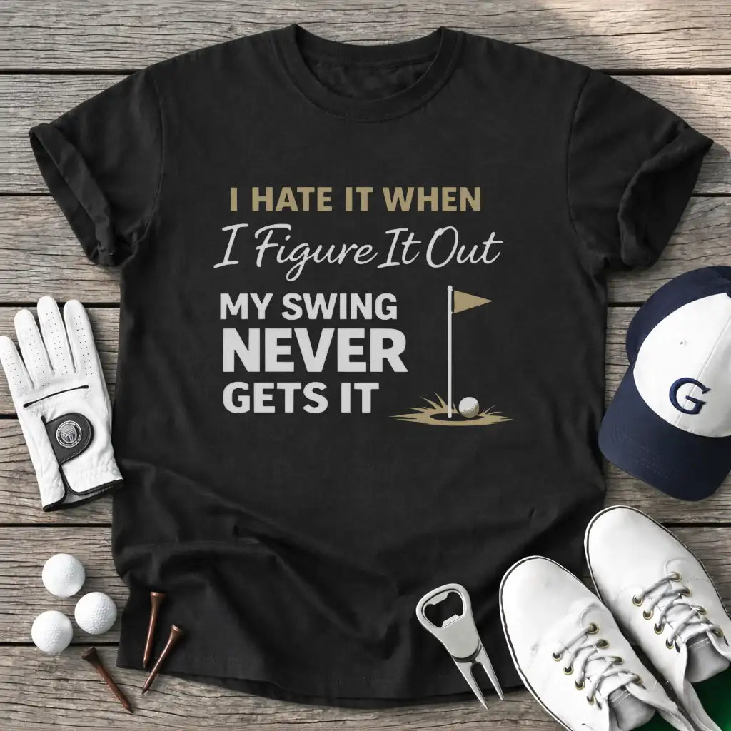 Black / S Hate When Figure T-Shirt