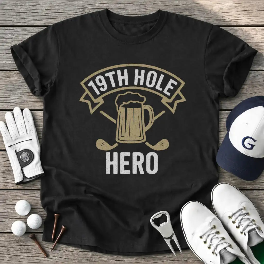 Hole Hero T-Shirt in Black