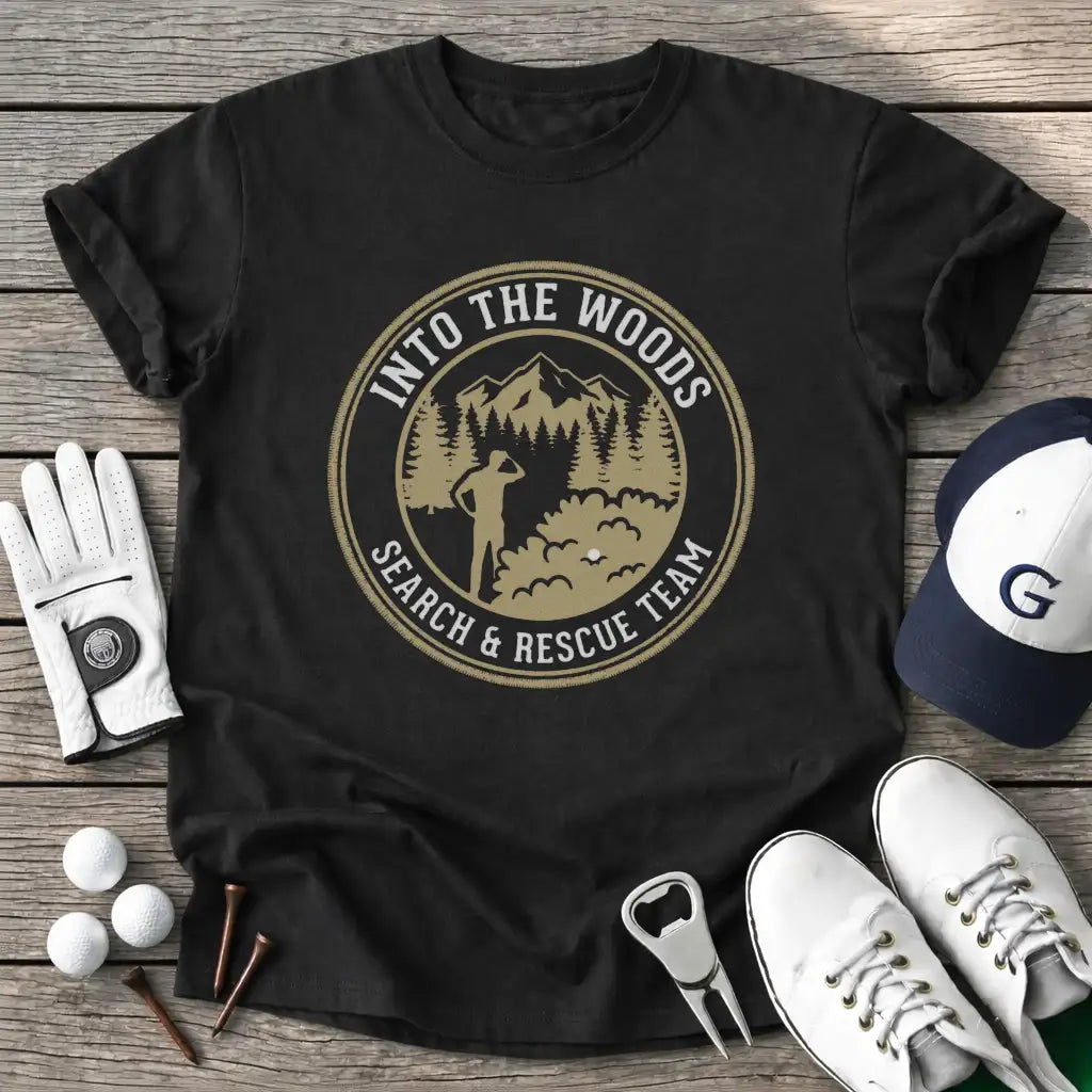 Black / S Into The Woods T-Shirt