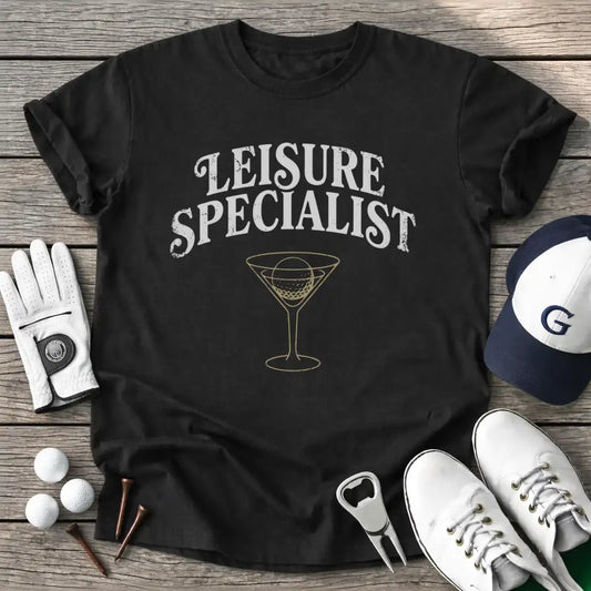 Leisure Specialist T-Shirt in Black