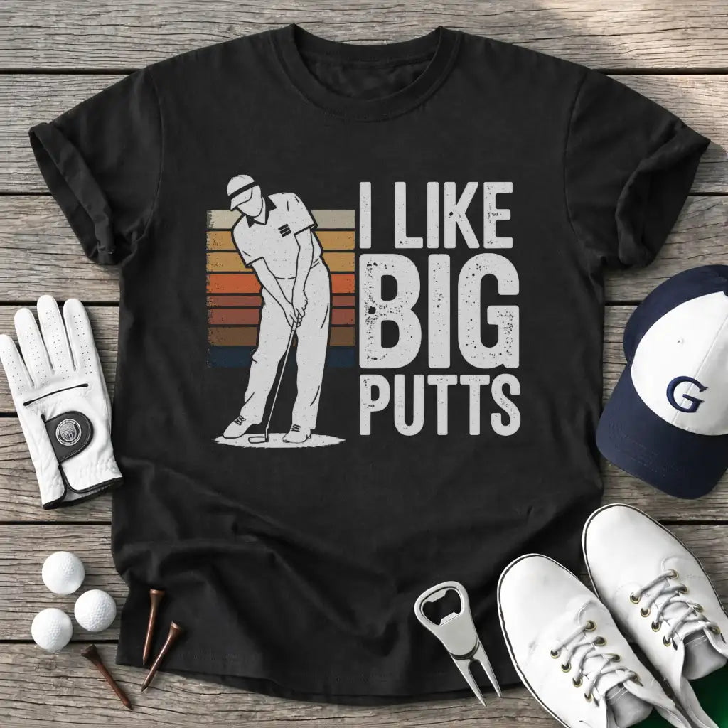 Like Big Putts T-Shirt in Black