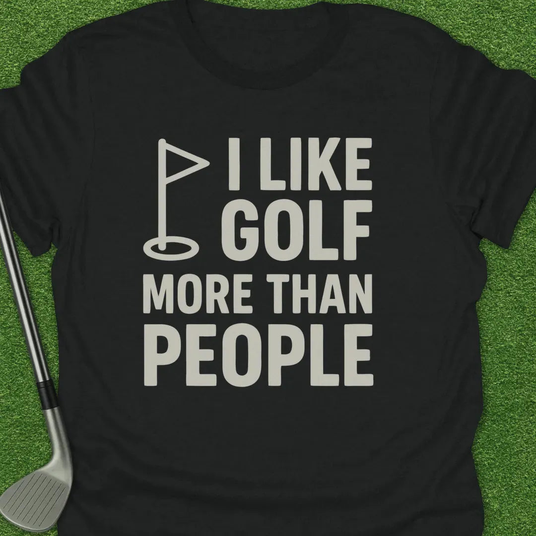 Black / S Like Golf More Than T-Shirt