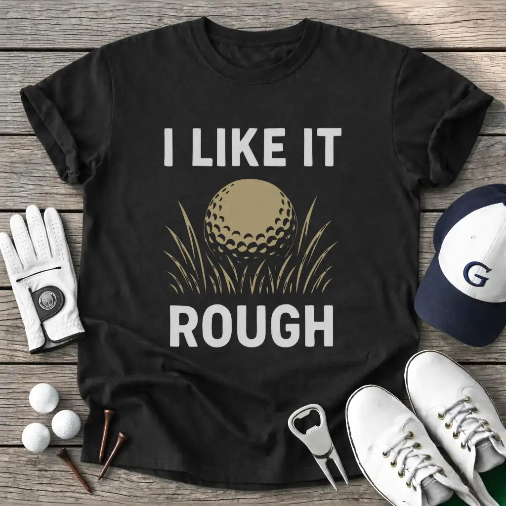 Black / S Like Rough T-Shirt