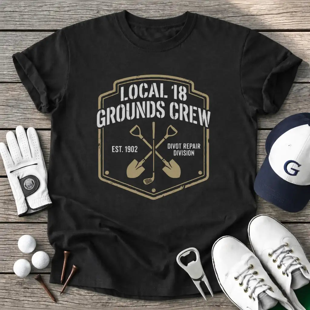 Black / S Local Grounds Crew T-Shirt
