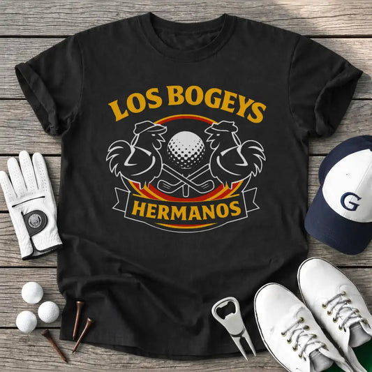 Los Bogeys Hermanos T-Shirt in Black