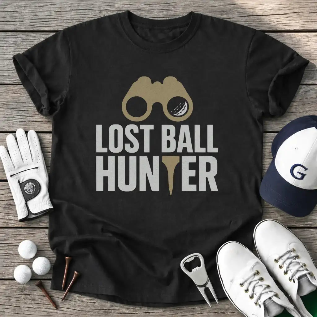 Black / S Lost Ball Hunter T-Shirt