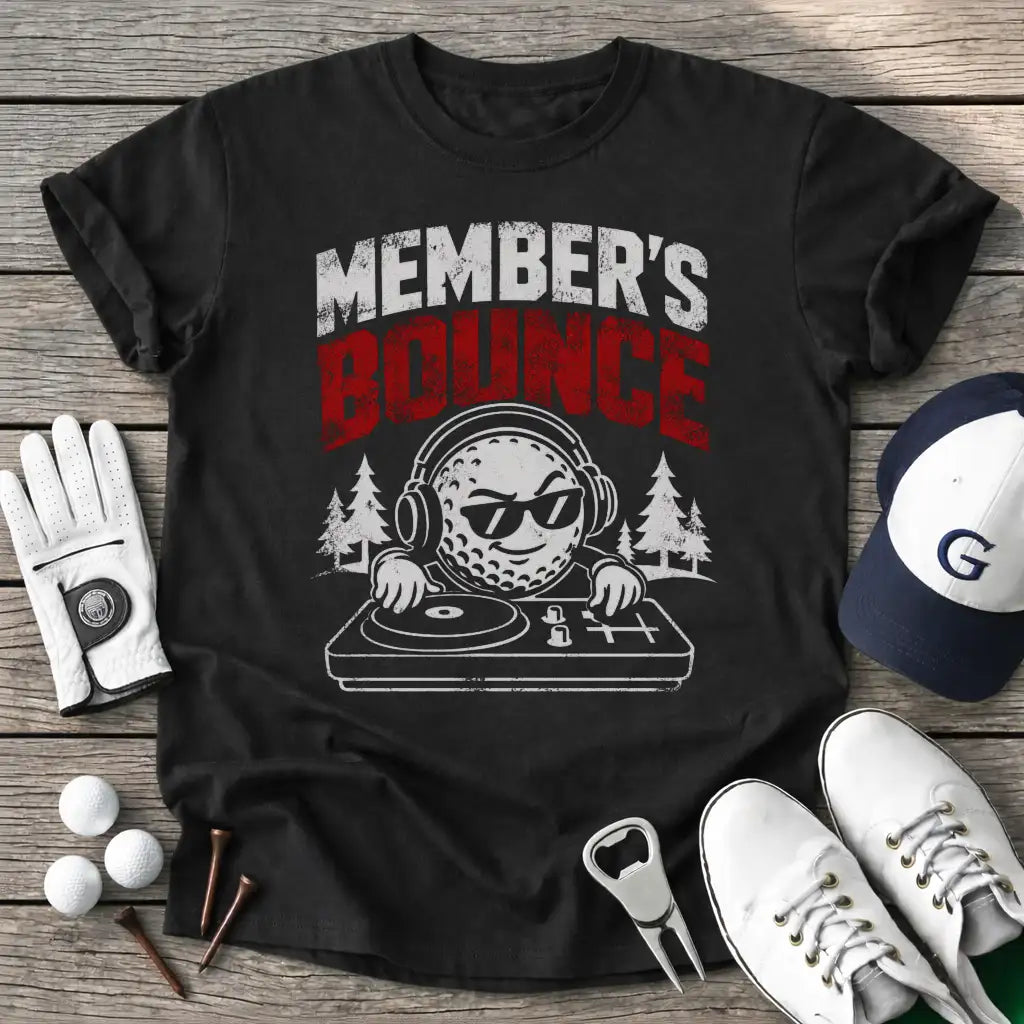 Black / S Members Bounce T-Shirt