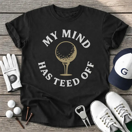 Black / S Mind Has Teed Off T-Shirt