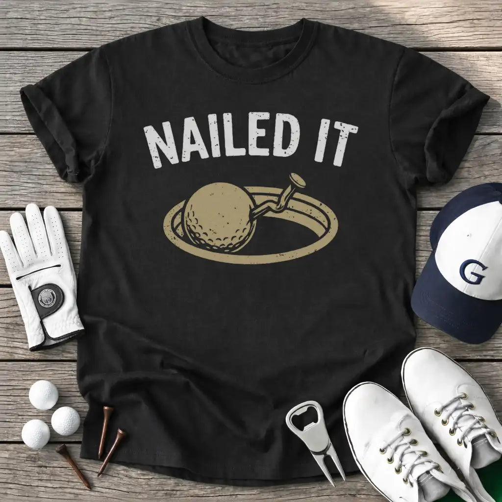 Nailed T-Shirt in Black