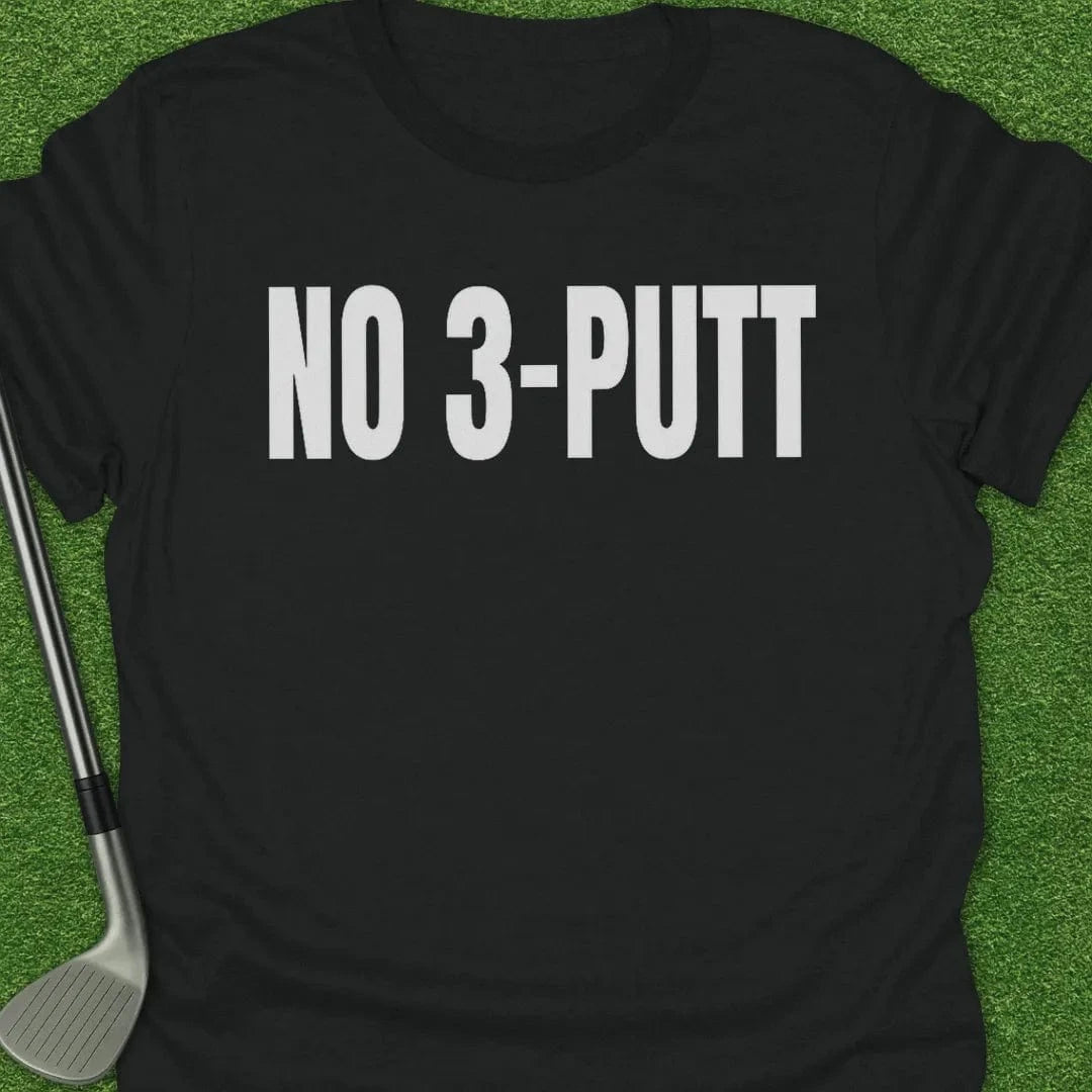 Black / S No 3 Putt T-Shirt