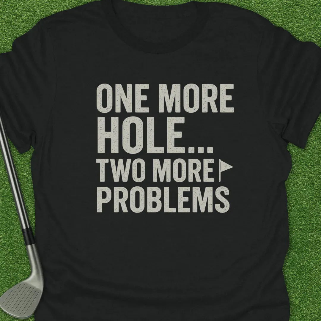 Black / S One More Hole Two T-Shirt