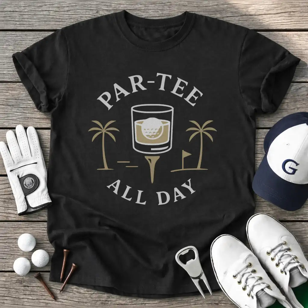 Black / S Partee All Day T-Shirt