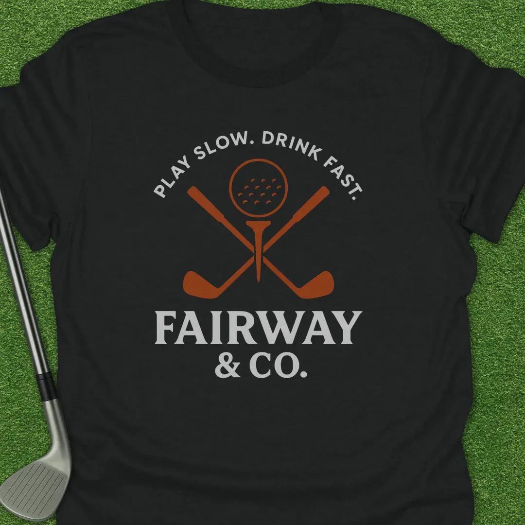 Black / S Play Slow Drink T-Shirt