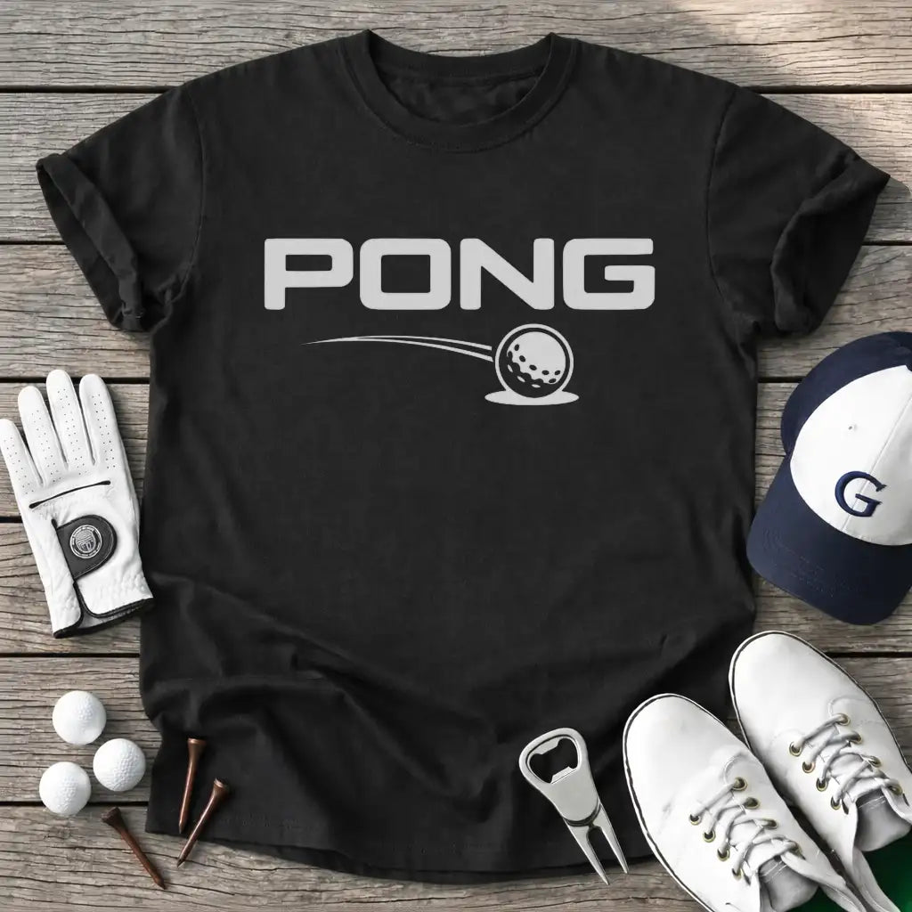 Pong T-Shirt in Black