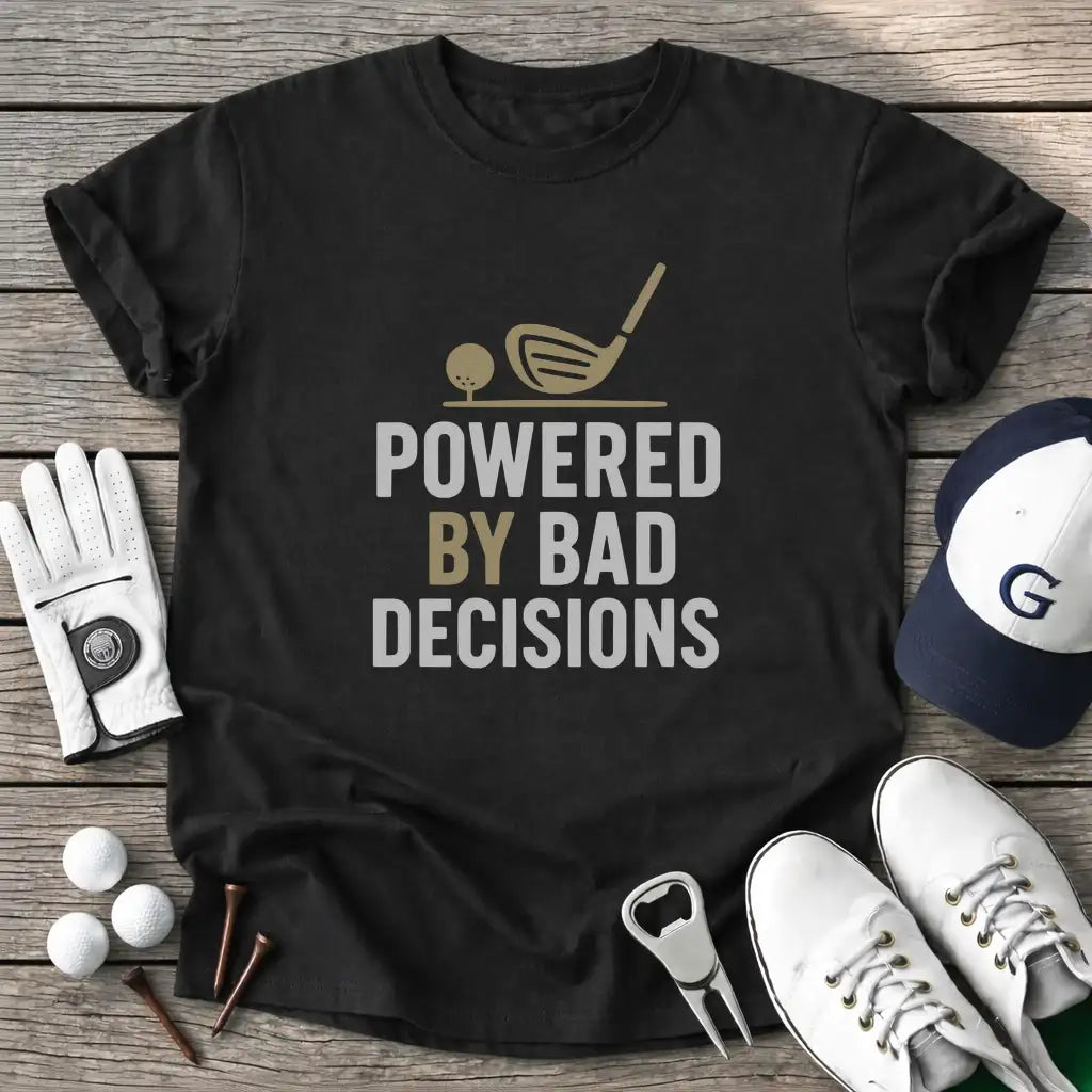 Black / S Powered Bad T-Shirt