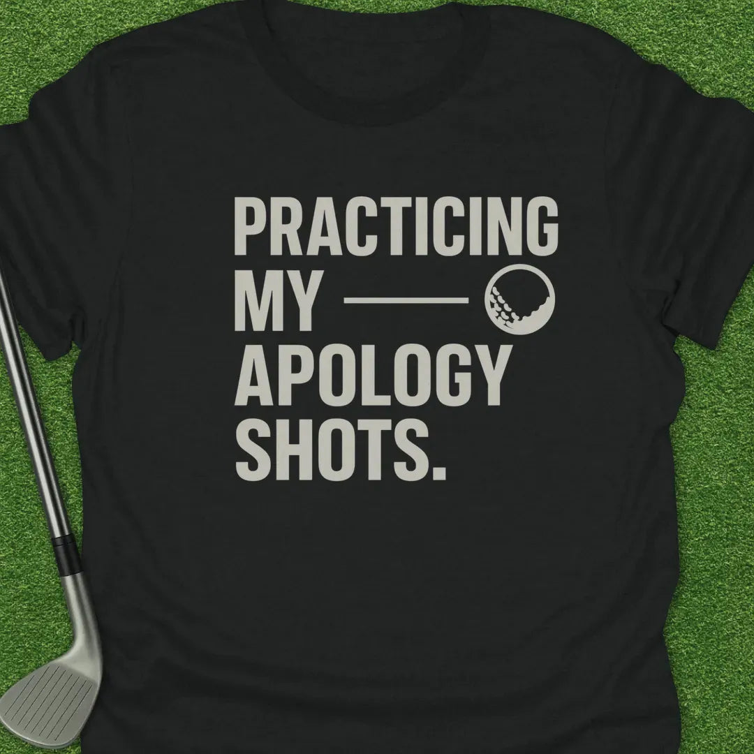 Black / S Practicing Apology T-Shirt