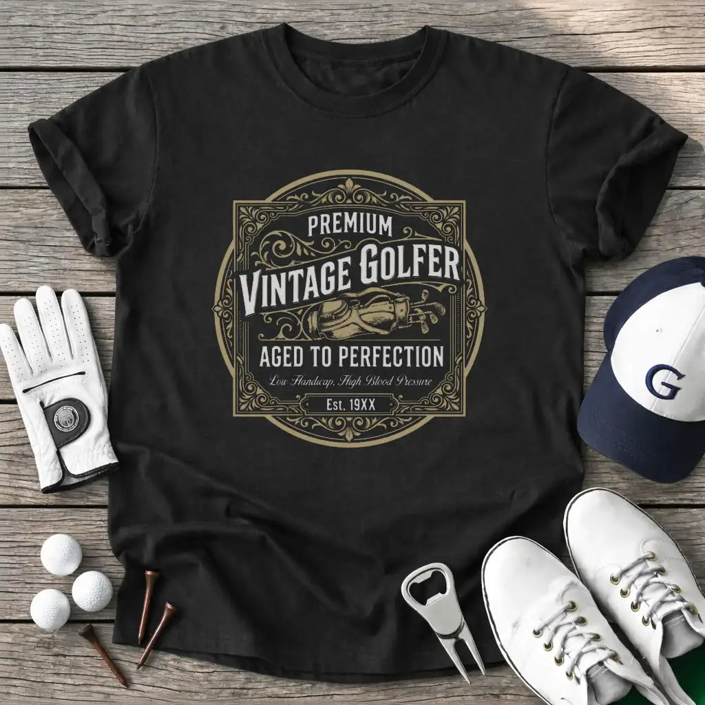 Premium Vintage T-Shirt in Black