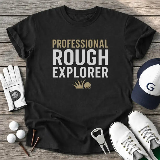 Black / S Professional Rough T-Shirt
