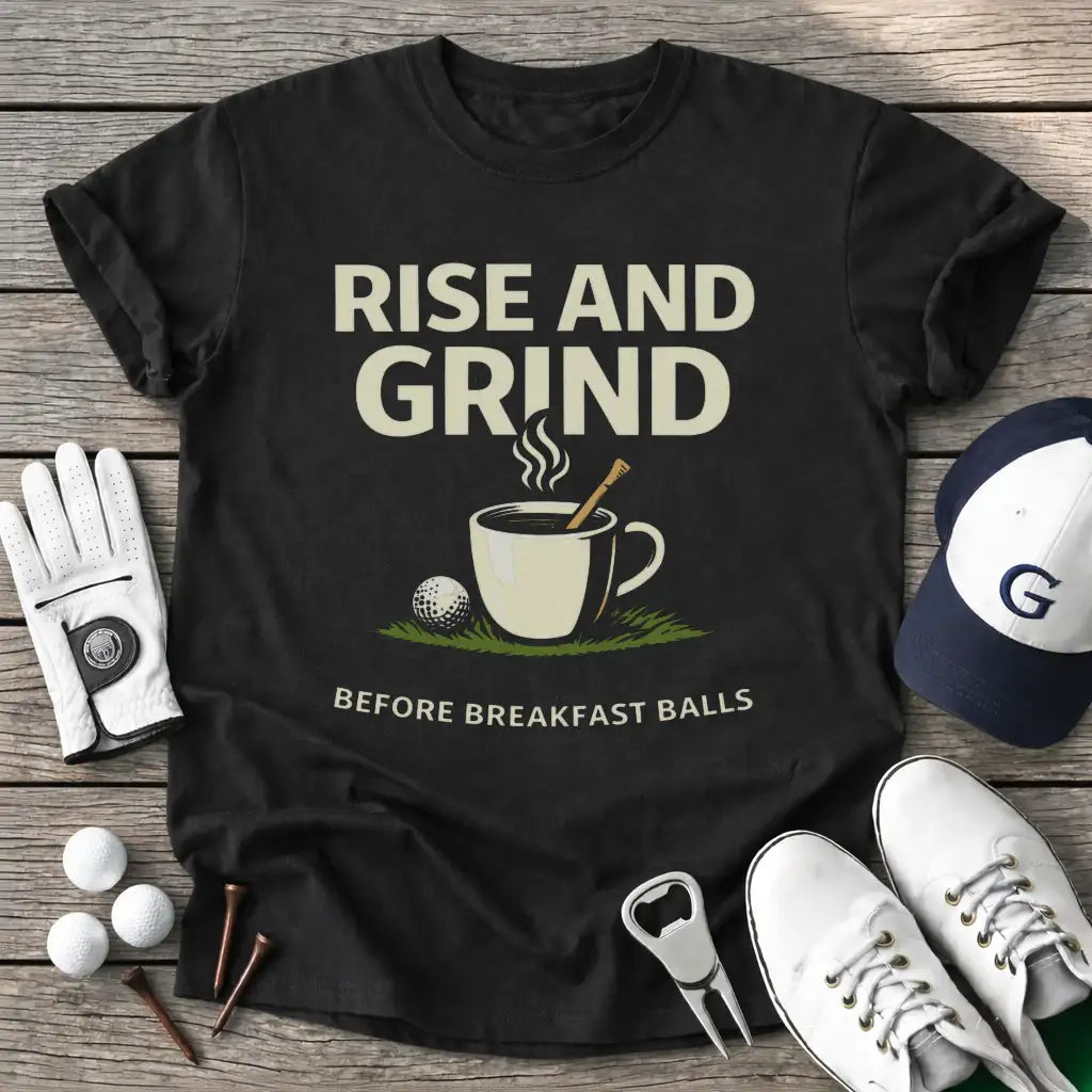 Black / S Rise And Grind T-Shirt