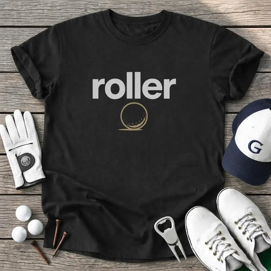 Black / S Roller T-Shirt
