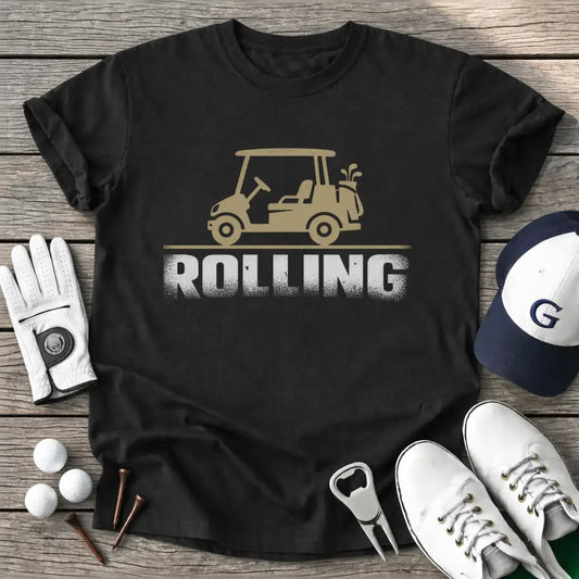 Rolling T-Shirt in Black