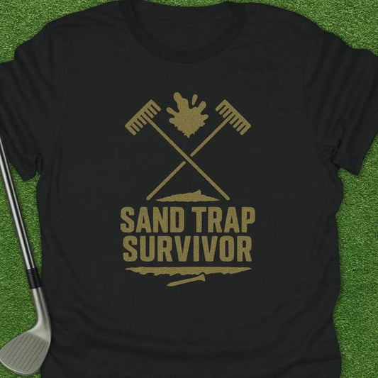 Black / S Sand Trap Survivor T-Shirt