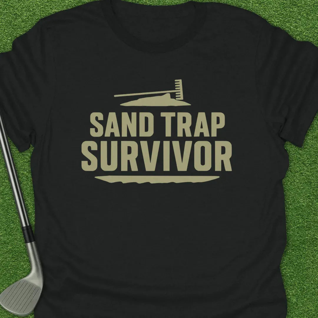 Black / S Sand Trap Survivor T-Shirt